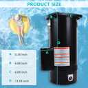 USQ1252 2.5HP Pool Pump Motor Compatible with Century A.O. Smith Hayward Super PumpSuper IIMax - floHayward Northstar Pump Round Flange Pool Motor Single Speed 48Y Frame, 230V