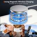 2 x Anuck Case for iPhone 15 Pro Max Case Magnetic Phone Case Compatible with MagSafe, Soft TPU Bumper Hard Translucent Matte Back Slim Fit Shockproof Protective Cover for Men Women Girls - Cream White