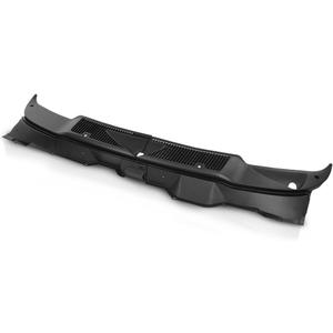 PIT66 Vent Cowl Windshield Wiper Grille Panel Compatible with Dodge Ram 1500 2002-2008/2500 2003-2009/3500 2003-2010 Black 55056006AE