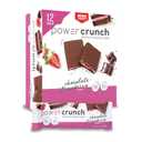 Power Crunch Protein Wafer Bars, High Protein Snacks with Delicious Taste, Chocolate Strawberry, 1.4 Ounce (12 Count)