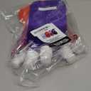 USA Merchant | Collapsible Reusable Water Bottle with Carabiner Clip Light Weight Leak Proof Foldable Drinking Water Bottle Non Toxic BPA Free - 16.9 oz 4 Pack (Pink, Purple, Red, Clear)