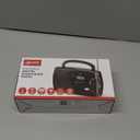 GPX R633B Portable Shortwave AM/FM Clock Radio (Black)