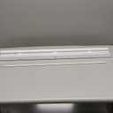 LOTUS & WINDOWARE Cordless Mini Blind, 1" Vinyl Slats, 33" Wide x 54" Long - Alabaster, Window Blinds for Home and Office, Interior Door Blinds - Light Filtering