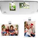 Gift for Boyfriend Husband Girlfriend Car Decorations Interior Picture Holder, Car Visor Photo Clip Magnetic Frame Mother's Day Personalized Photo Gifts Cute Car Decor Accessories 3.5 x 2.4 inch (2 PCS)