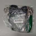 Leopard Print Mouse Ears Headband for Women, Black Fuzzy Bows Park Ears, Cute Hair Band