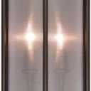 XiNBEi Lighting Wall Light 2 Light Wall Sconce with Half Round Shade Wall Lamp Dark Bronze Finish for Living Room & Hallway XB-W1199-DB