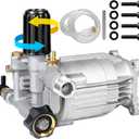 3/4" Shaft Horizontal Pressure Washer Pump, Easy Adjust 2800-3400 PSI, 2.5 GPM, OEM Replacement Pump for Simpson, Honda GC 160 GC 190, Homelite, AR rmv 2.5g30