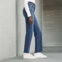Levi's Women's Ribcage Straight Ankle Jeans (32), (New) Dial Up the Music)