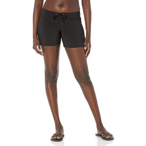 Volcom Women's Simply Solid 5-Inch Swim Surf Boardshort (Black)