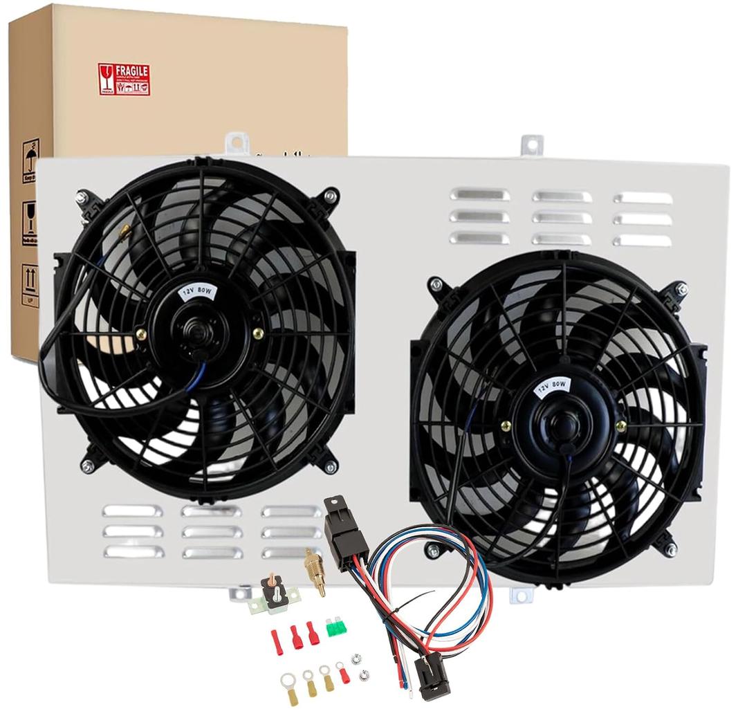 Radiator Shroud Fan for 1967-1972 Chevy C/K C10 C20 C30 Pickup Truck 5.7L