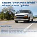 WFLNHB Vacuum Power Brake Booster without Master Cylinder Replacement for X6 2008-2019 Replacement for X5 2007-2018 34336772929 538008