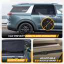 EcoNour Car Window Sun Shades for MPV & Minivan Sliding Door Rear Windows | Elastic Mesh Sunshade for Baby & Passenger Comfort | Car Window Accessories | 2 Pack Side Window Shades