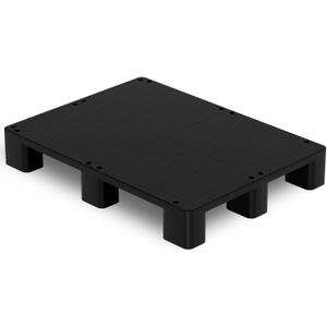 VigiFront Plastic Pallets, Plastic Pallets for Basement Storage, HDPE Lightweight Waterproof Pallet, Easy to Stack, for Indoor and Outdoor, Supermarkets and Warehouse (31.5'' L X 24'' W X 4.7'' H)