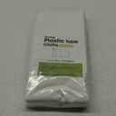 Pureegg Plastic Table Cloth Disposable 10 Pack, 54 x 108 Inch Table Cloths, Party, Picnic, Wedding, Decorative Tablecloths, Rectangle, White Plastic Cover, Leakproof & Sturdy, White