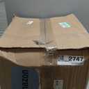 Floor Lamp for Living Room Adjustable Tall Standing Lamp, 3-Way Dimmable Floor Lamp for Bedroom Office, Black Gold Lamp with Marble Base and White Linen Shade