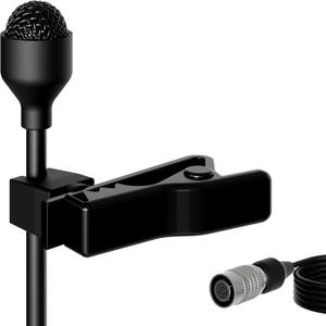 J K MIC-J 044 Lapel Microphone Lavalier Microphone Compatible with Audio Technica Bodypack Transmitter