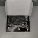 5 in ONE Hair Dryer Brush, Blow Dryer Curling Wand Hair Styling Tools Set, Ionic Hot Air Brush Round Brush Blow Dryer, Left&Right Styler 100-120V (Black)