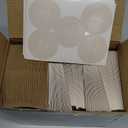 100 Bulk Khaki Thank You Cards with Kraft Envelopes and stickers - 4 Minimalistic Designs Blank Thank You Notes with Envelopes beige for business Wedding Bridal Gift Baby Shower Business Graduation