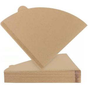 Coffee Filters,200 Count Disposable Coffee Paper Filters, Size 04 Unbleached Cone Filters 2-4 Cup, Filters For Pour Over and Drip Coffee Maker (200, V02)