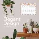 4 x Ymumuda Wall Calendar 2026-2027,11"14", 18 Months from JAN. 2026 to JUN. 2027, Hanging Calendar Spiral Binding, Unique Monthly Calendar for Easy PlanningPerfect for School Office Work Schedule (Pink Floral)