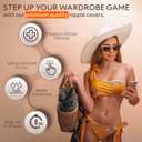 2-Pairs, Nipple covers sticky, Reusable nipple covers for women, Nipple Pasties Pack, Silicone nipplecovers (Beige)