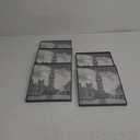 GOmaize Front Loading Black Picture Frame 8x10 Set of 5 Wall and Table Mounting