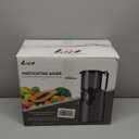 Juicer Machines with 5.8" Large Feed Chute, Cold Press Juicer for Whole Vegetables and Fruits 400W, Slow Masticating juicer Easy to Clean Juice Extractor Machine High Juice Yield (Titanium Gray)