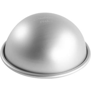 Fat Daddio's 4 Inch x 2 Inch Deep Aluminum Hemisphere Pan