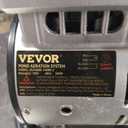VEVOR Pond Aerator, 5.2CFM Aeration System for Lakes up to 3 Acres, 3/4 HP Air Compressor, 2 Diffusers & Two 100' Weighted Tubings, Outdoor Pond Aeration Pump for Deep Water Oxygen Circulation