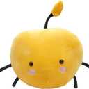 Plush Toy Cute Plush Plushies Stuffed Pillow Game Soft Plush Doll Decor Best Gift Kids (Yellow)
