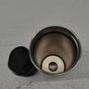 Stainle Trigger Action Travel Mug Stainle Cup 17oz Water Bottle Therm0s Travel Mug Cup Vacuum Coffee Tumbler Stainless Steel Coffee Mug Insulated Water Bottle For Hot And Cold (White)