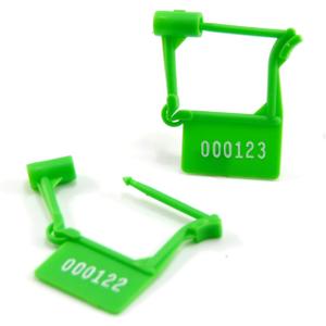 Tamper Proof Plastic Security Padlock Seals Numbered Disposable Safety Tags - Locks Self-Locking for Luggage Medical Clothing (1000 PCS) (Green)