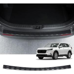 Exterior Rear Bumper Protector Compatible with Honda CRV 2023 2024 2025 Hybrid (Include HEV) Accessories ABS Material Rear Bumper Guard Trunk Sill Protector (Black)