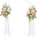 2pcs Large Wedding Arch 8.2Ft&6.9Ft Balloon Floral Arch Stand for Party
Backdrop Stand Heavy Metal Base&Triangular Easy Assembly Structure More Stable for Bridal&Ceremony Baby Shower Birthday