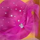Kgromfy Tea Party Hat for Women Fascinator Hat Elegant Church Hats Wedding Headband Luxury Fancy Hat Lady Headwear for Derby