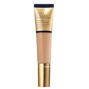 Este Lauder Futurist Hydra Rescue Moisturizing Foundation SPF 45 for a 12-Hour Glow, 1.2 Fl Oz (4N1 Shell Beige - Medium Tan with neutral undertones)