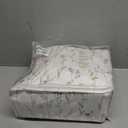 RUVANTI Flannel Sheets King Size - GOTS Certified 100% Organic Cotton, 4 Piece Warm, Soft & Breathable Set, Deep Pocket Snug Fit, Double Brushed Cozy All Season Bedding, Linen Blooms