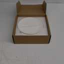 Fine Bone China Dessert Plates 6-Piece, Cake Plate, Side Plate 8 Inches, Fine Glaze With Pure White Color Sturdy and Durable, Thin Thickness and Light Weight, Microwave and Dishwasher Safe