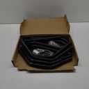 5 Pack Solar Cover Holder, Pool Storage Hooks Keep Solar Cover/Blankets Off The Ground, Strong & Stable Solar Cover Hooks with Bearing Up to 60 Lbs, U-shaped iron Tube Set Fits Steel-Wall Pools(Black)