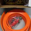 Flexible Race Track Toys for Kids: 15 Ft Rolls Up DIY Racetrack with 4 Cars & 10 Suction Cups - Compatible with Hot Wheels and Diecast 1/ 64th Cars - Birthday Gifts for Age 3-8 Years Old Boys Girls