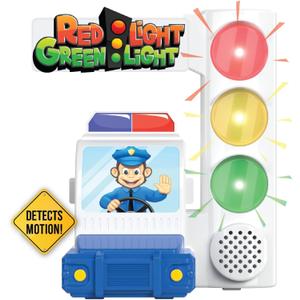Move2Play, Red Light Green Light Game with Motion Sensing Family Fun & Birthday Party Games Gift for Kids, Preschool, & Toddlers Ages 2, 3, 4, 5, 6, 7+ Year Olds Travel, Indoor, Outdoor