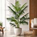 5ft Artificial Palm Tree – Realistic Fake Palm Tree Decor for Indoor & Outdoor – Large Tropical Faux Palm Tree, Low Maintenance Artificial Indoor Plant, Fake Palm for Home, Office & Patio