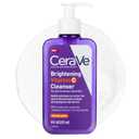 CeraVe Brightening Vitamin C Facial Cleanser for Dull & Uneven Skin Tone with Stabilized Vitamin C, Niacinamide & Ceramides, Hydrating & Exfoliating, Fragrance-Free, Safe for Sensitive Skin, 8oz