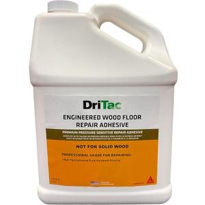 SIKA DriTac Wood Repair Adhesive - White, Professional Quality for Glue-Down Wood Floors - 1 Gallon - Fills Gaps, Stops Popping, Easy Application, Fast Cleanup