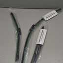 3 Piece Front and Rear Windshield Wiper Blades Set 6754 Size Compatible with Grande Punto 199 Auto Replacement Parts for Clear Visibility in Rain Snow and Weather Conditions