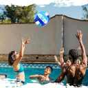 Leitee 5/8.5 Inches Waterproof Volleyball Swimming Pool Water Volleyball with Soft Cover and Pump for Adults Pool Beach Game Outdoor Indoor