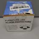 24 Pcs Chair Leg Floor Protectors for Hardwood Floors Silicone Covers to Protect Wood Tile Floors Scratches Felt Pads Furniture Leg Caps No Noise (Fit:0.5"-0.78") (Universal XS)