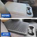 Center Console Cover for Nissan Titan 2004-2024 Jump Seat, Scratch Resistance Armrest Cover Middle Console Cover for Nissan Titan Interior Accessories 2024 2023 2022 2021 2020(Jump Seat Only)