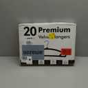 HOUSE DAY Black Velvet Hangers 60 Pack, Luxury Non Slip Felt Hangers, Space Saving Clothes Black Hanger Heavy Duty, No Shoulder Bump Focked Hanger with 360 Swivel Hook for Closet