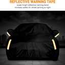 NEVERLAND Sedan Car Cover Waterproof Heavy Duty All Weather Protection Snow Anti-UV Windproof Outdoor Full Car Cover Fit for Automobiles BMW/Mercedes-Benz/Hondafor Car Size:183''L x 70''W x 59''H